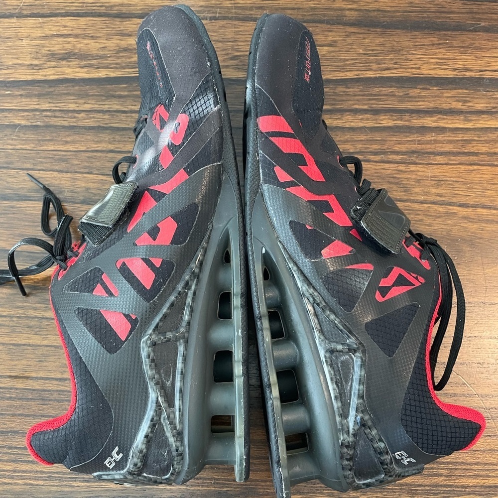 Inov-8, Fast Lift 225, mens 11.5, MetaFlex, black and red weightlifting shoes - Picture 6 of 12